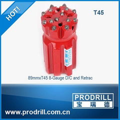 Hottest selling rock drill carbides thread retrac button bits