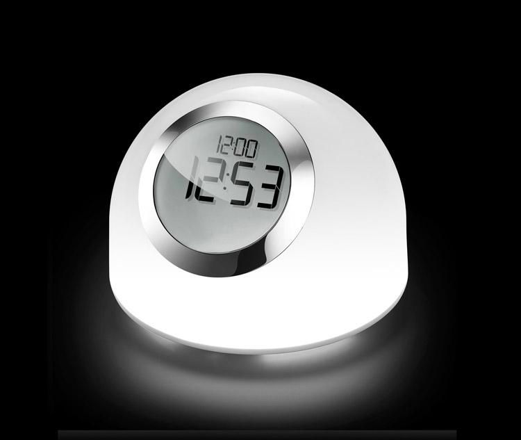 LED mood lamp  with time and clock function 