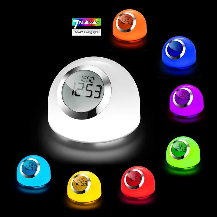 LED mood lamp  with time and clock function  4