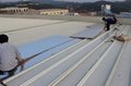 Roof insulation for light steel