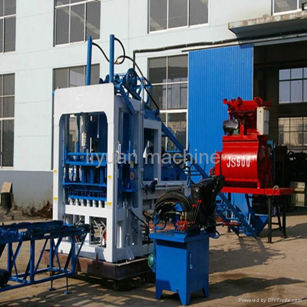 QT4-20C Semi-automatic Concrete Block Making Machine  3