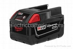 MilWaukee 28V lithium-ion Replacement Power Tool Batterie 2.8Ah