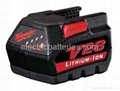 MilWaukee 28V lithium-ion Replacement Power Tool Batterie 2.8Ah  4