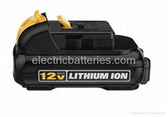 Dewalt battery replacement 10.8V 1.5Ah 2Ah Li-ion Battery