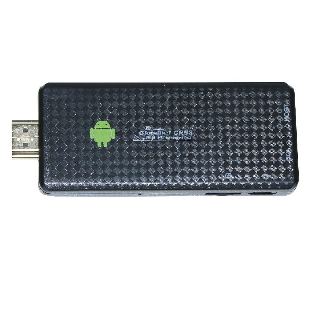 android tv stick cloudnetgo CR9s RK3188 qual core tv dongle 4