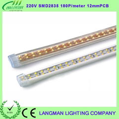 220V LED2835 two row 180LED/Meter LED Strip Light