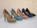 Lady footwear pumps with high heel 1