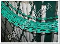 PVC包塑螺旋型刀片刺網