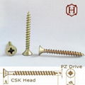 Double CSK Head Pozi Drive Chipboard Screw 4