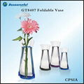 plastic foldable flower vase