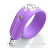 fashion stylus slap wristband pen 2