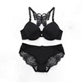 Lady Beauty Back Front Closure Bra Panty Set Push Up Bra & Brief Sets Underwire  2