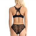 Lady Beauty Back Front Closure Bra Panty Set Push Up Bra & Brief Sets Underwire  5