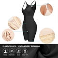 Open Crotch Zipper Full Body Shapewear Waist Trainer Shaper