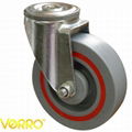 Industrial swivel PP casters with