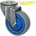  	Industrial swivel PP casters with damping ring for trolley 2