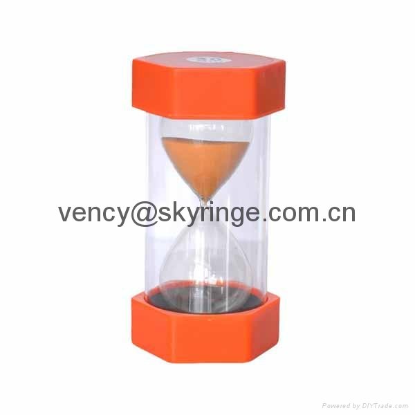 Hot sale plastic sand timer hourglass for kids 2