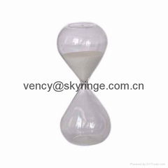 Glass sand timer hourglass in any pantone color