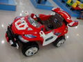 new PP plastic and battery powered child electric car with remote control 2