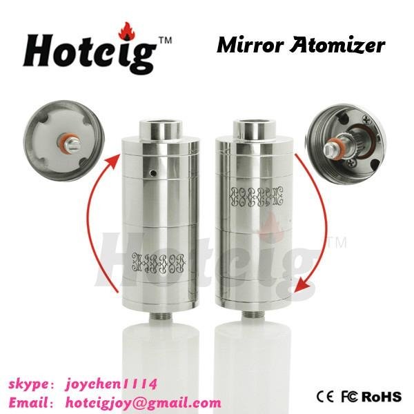 best selling mirror clone mirror atomizer mirror rda from hotcig 4
