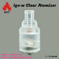 china wholesale igo w atomizer with clear cap igo-w clear atomizer 1