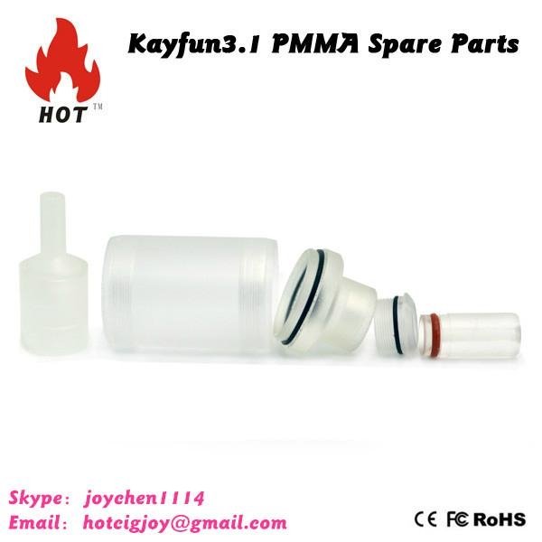 china supplier new product kayfun tank pyrex glass kayfun clear tank kayfun3.1 5