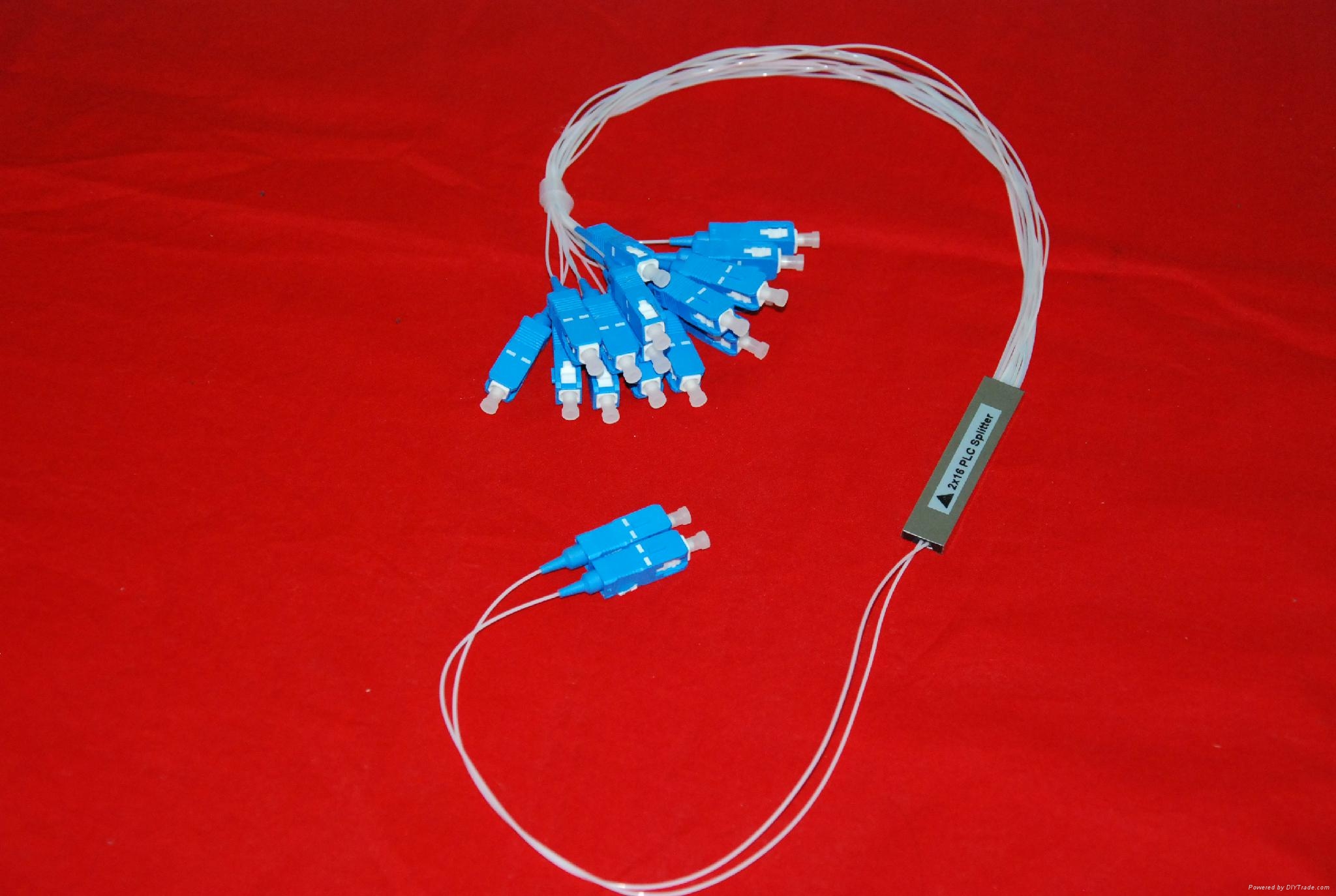 Optical Fiber PLC Splitter Mini Module (2X2, 4, 8, 16, 32/SC, FC, LC/APC, UPC) 1