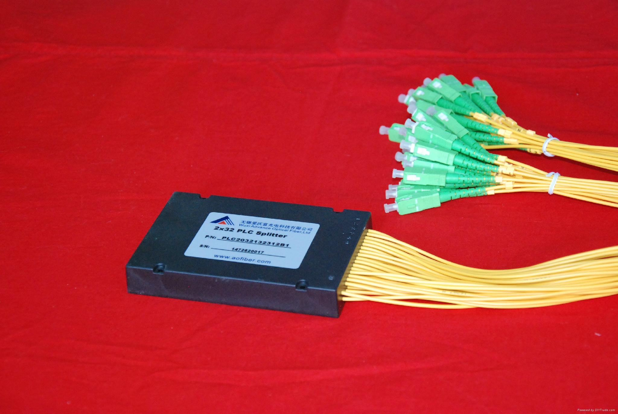 Optical Fiber PLC Splitter Box Module (2X2, 4, 8, 16, 32, 64/SC, FC, LC/APC, UPC 4