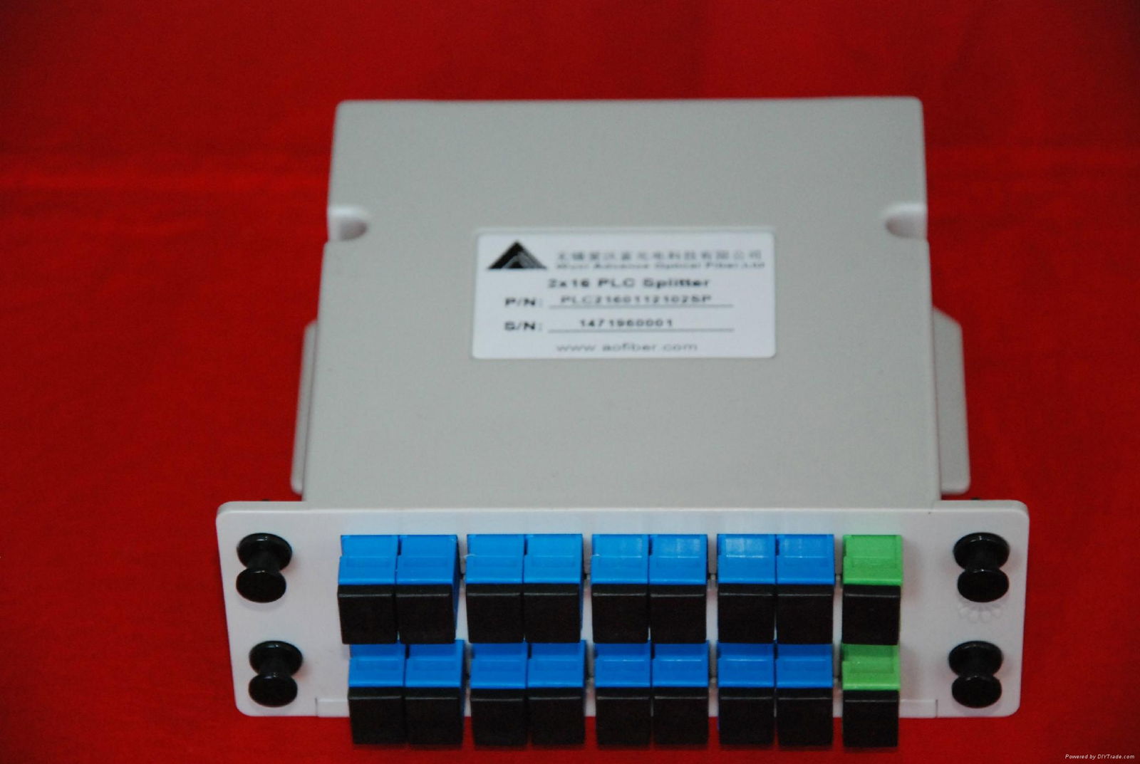 Optical Fiber PLC Splitter Slot Box (2X2, 4, 8, 16, 32, 64/SC, FC, LC/APC, UPC)