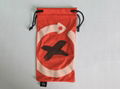 Silk screen printing eyeglasses pouch 2