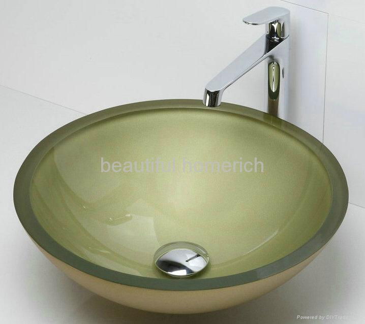 shower-room glass sink basin 4