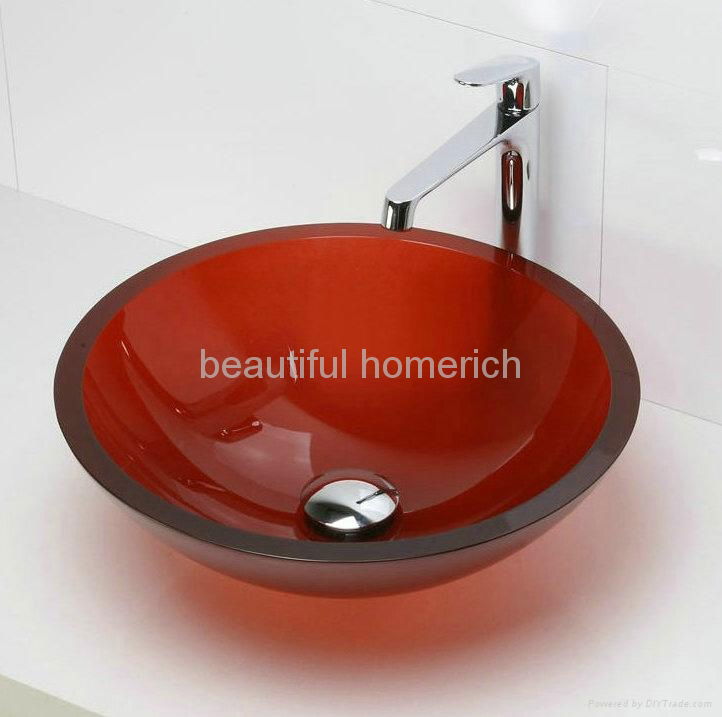 shower-room glass sink basin 5