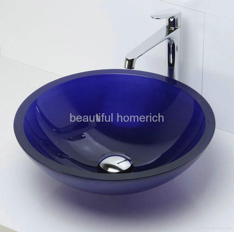 shower-room glass sink basin 2