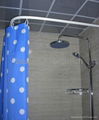 aluminum shower curtain track