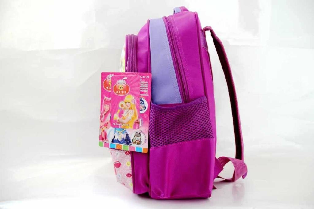 Cartoon cartoon cute pupil bag student bag Nylon Backpack 4