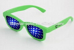 Hot sale diffraction glasses fireworks glasses