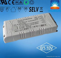 12w one channel constant current 0 to 10V and PWM led driver