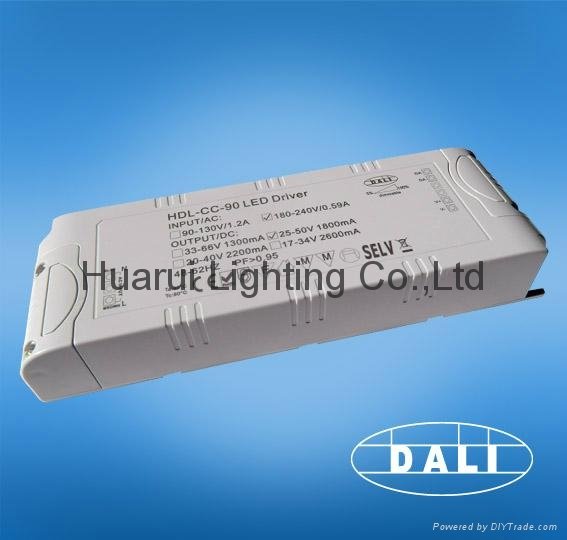 80w one channel constant current DALI LED driver