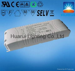 60w ip20 triac dimmable led driver constant current or constant voltage