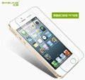 Tempered glass protector for iphone 5 0.33mm 2.5D 3