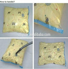 Vacuum storage bag for clothing