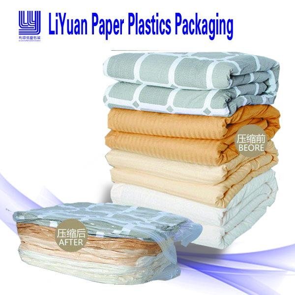 high quality vacuum compressed bag for clothing