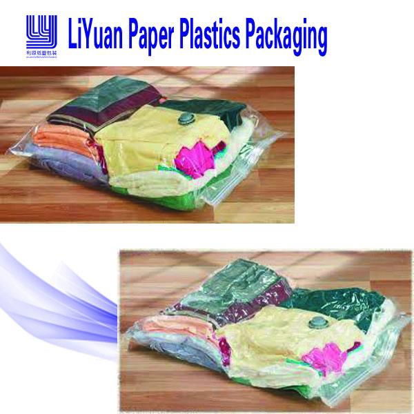 Vacuum storage bag use white or blue zipper