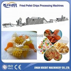 Single Screw Extruder Fried Chips Machine,