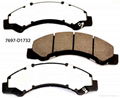 semi-metallic brake pad