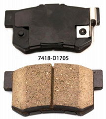 semi-metallic brake pad