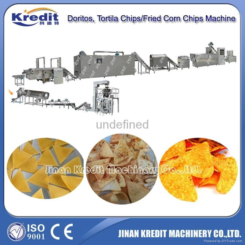Automatic Fried Doritos Corn Snacks Machine 3