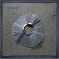 steel wire wafer brush for sweeper tactor