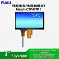 7-Inch TFT LCD Module with CTP 1024600 Resolution