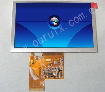 5.6 inch  LCD screen customizable touch and cover plate